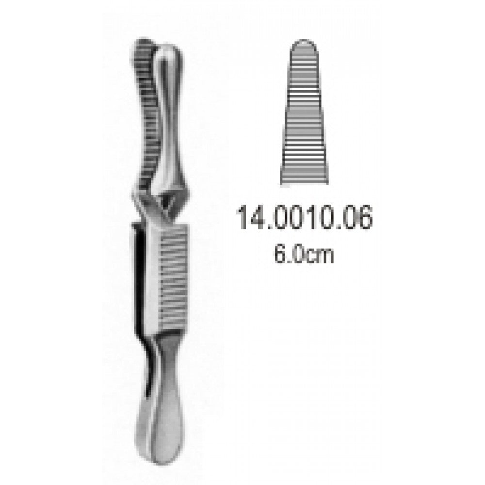 Dieffenbach Bulldog Clamp Straight 6.0cm - Surgix Instruments Medical Stainless Steel Hemostatic Clamp