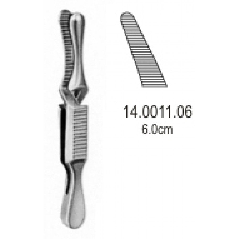 Dieffenbach Bulldog Clamp Curved 6.0cm - Surgix Instruments Medical Stainless Steel Hemostatic Clamp