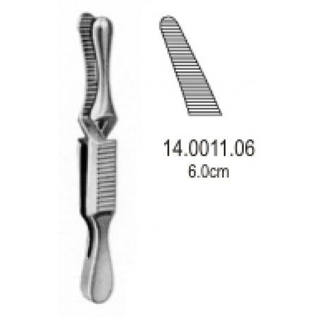 Dieffenbach Bulldog Clamp Curved 6.0cm - Surgix Instruments Medical Stainless Steel Hemostatic Clamp