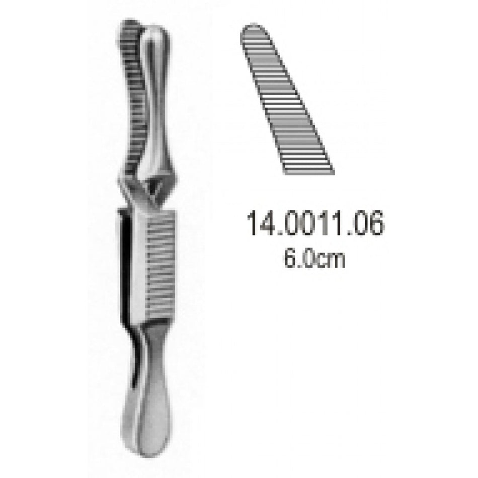 Dieffenbach Bulldog Clamp Curved 6.0cm - Surgix Instruments Medical Stainless Steel Hemostatic Clamp