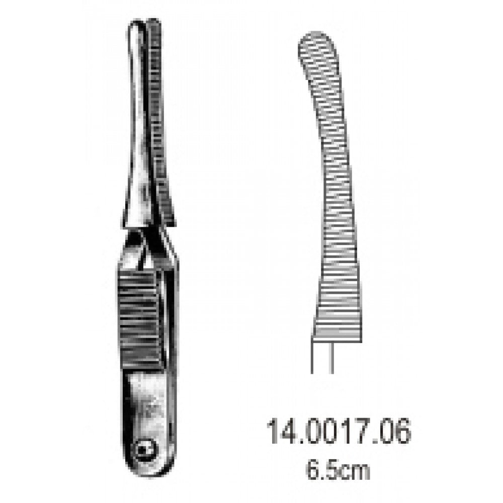 Johns-Hopkins Hemostatic Forceps Curved 6.5cm - Surgix Instruments Medical Stainless Steel Hemostatic Clamp