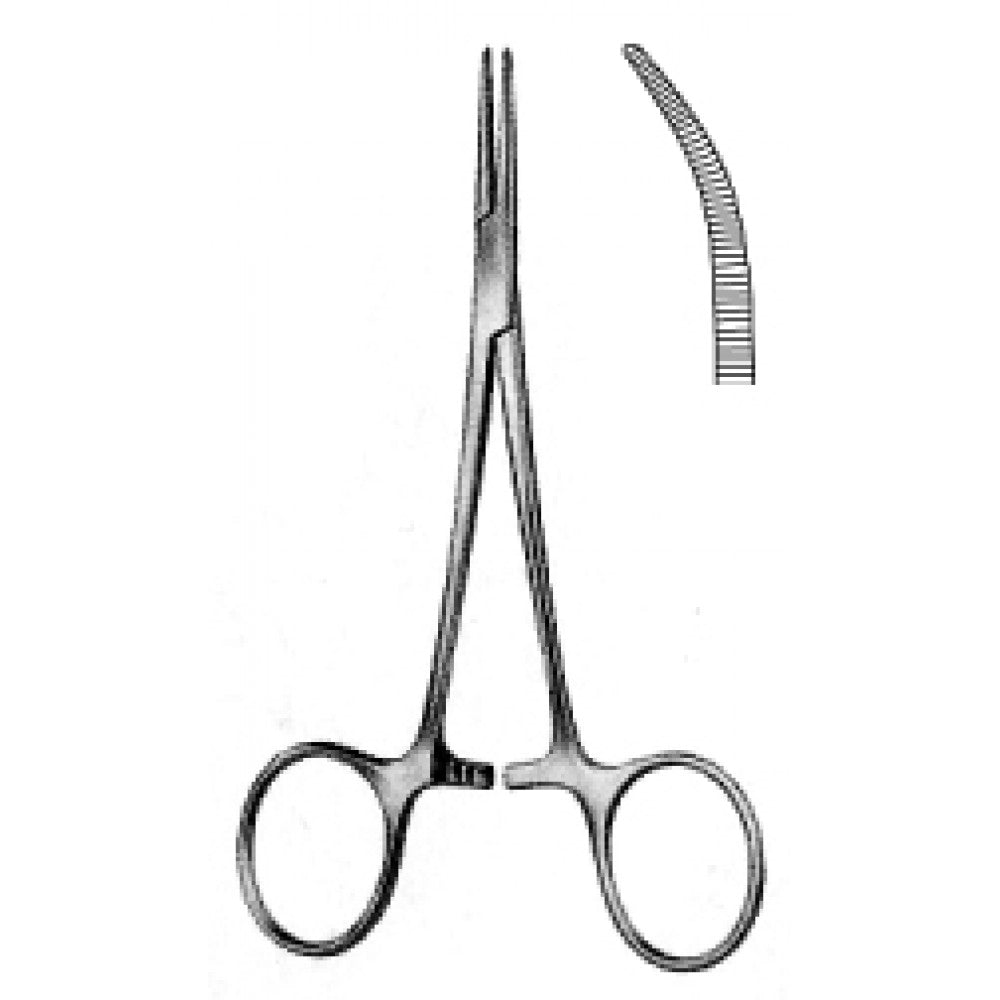 Halstead Mosquito Forceps Curved 14cm - Surgix Instruments Medical Stainless Steel Hemostatic Clamp