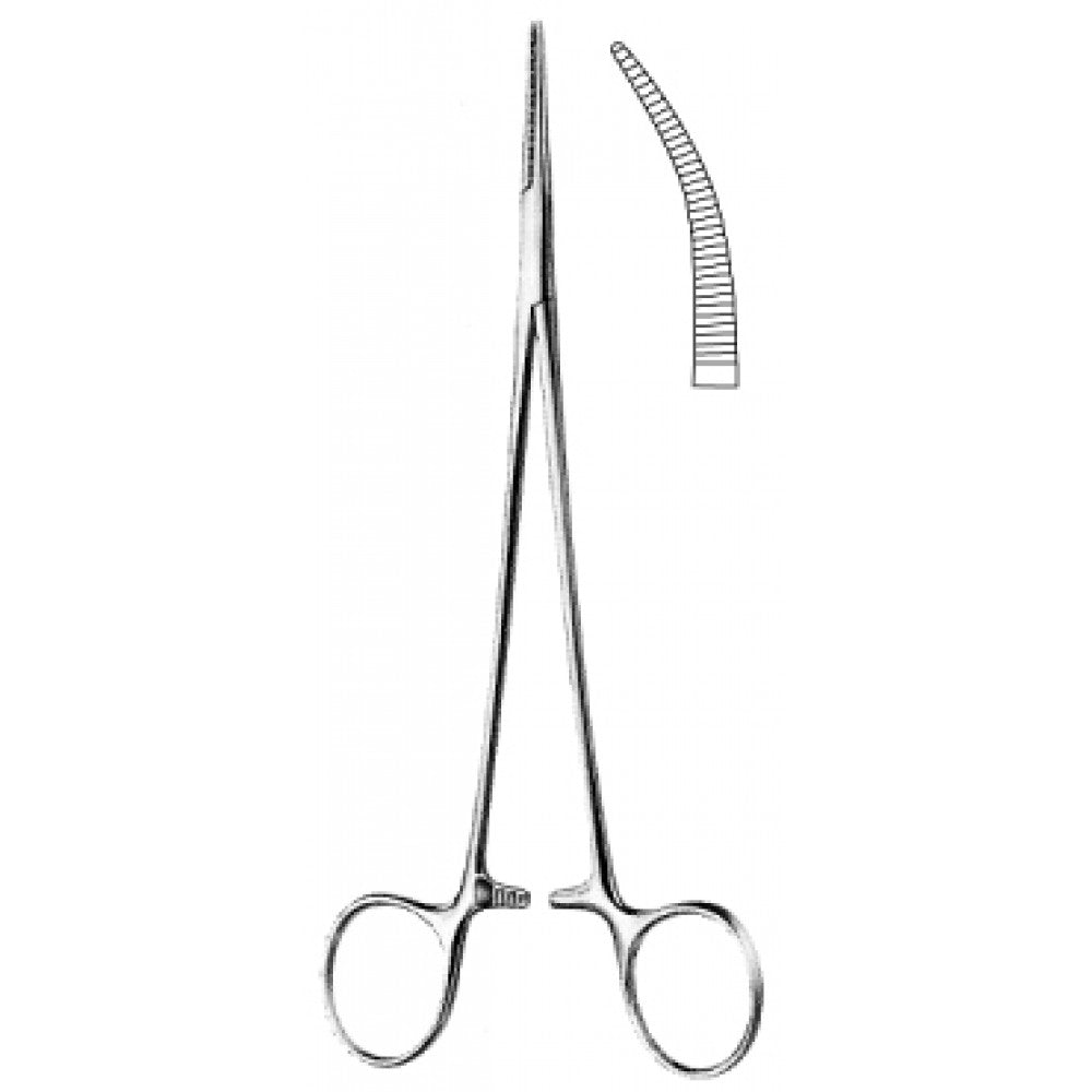 Halstead Mosquito Forceps Curved 21cm - Surgix Instruments Medical Stainless Steel Hemostatic Clamp