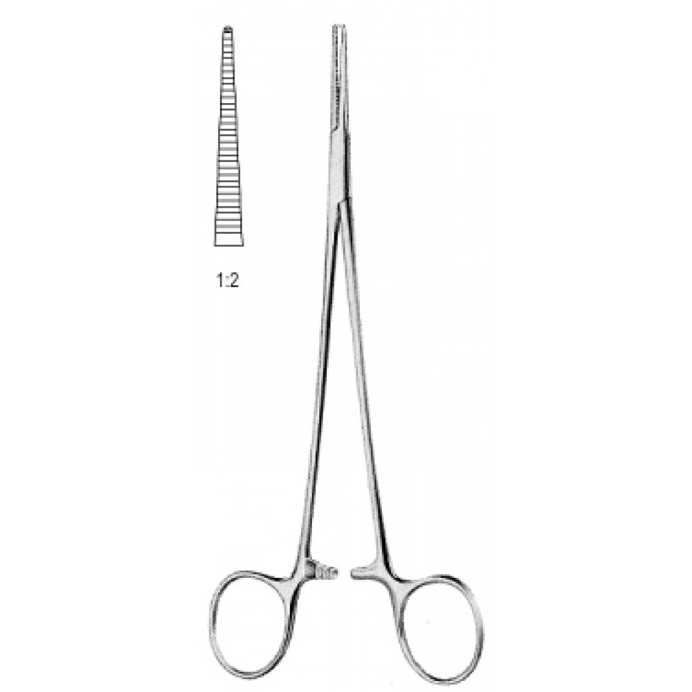 Halstead Mosquito Forceps Straight 1x2 Teeth Teeth 21cm - Surgix Instruments Medical Stainless Steel Hemostatic Clamp