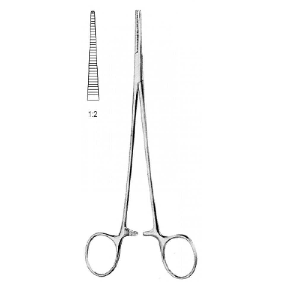 Halstead Mosquito Forceps Straight 1x2 Teeth Teeth 21cm - Surgix Instruments Medical Stainless Steel Hemostatic Clamp