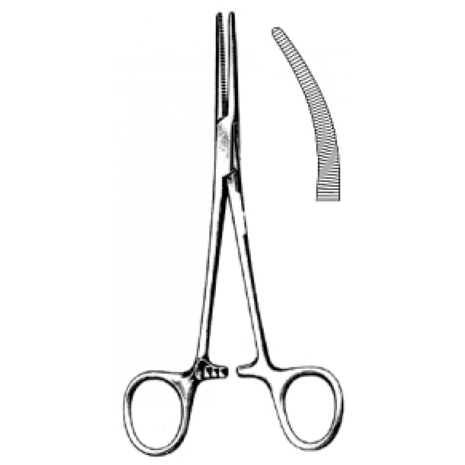 Crile Hemostatic Forceps Curved 14cm - Surgix Instruments Medical Stainless Steel Hemostatic Clamp