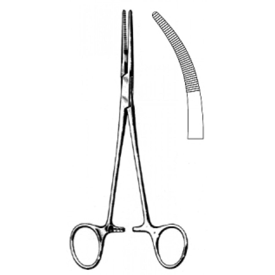 Kelly Rankin Hemostatic Forceps Curved 16cm - Surgix Instruments Medical Stainless Steel Hemostatic Clamp