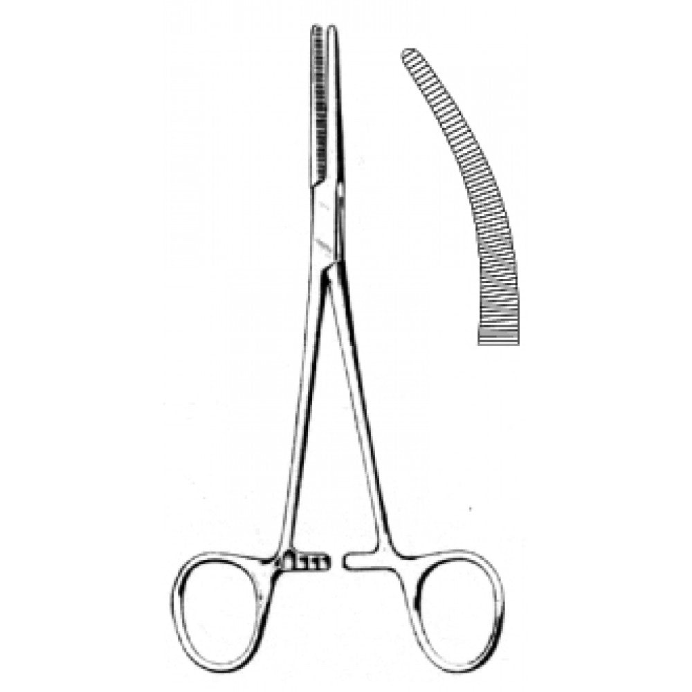 Crile Rankin Hemostatic Forceps Curved 16cm - Surgix Instruments Medical Stainless Steel Hemostatic Clamp