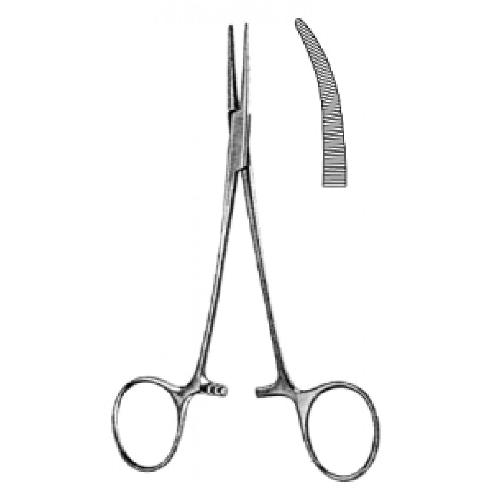 Crile Hemostatic Forceps Curved delicate 14cm - Surgix Instruments Medical Stainless Steel Hemostatic Clamp