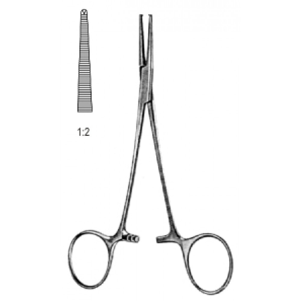 Crile Hemostatic Forceps Straight delicate 1x2 Teeth Teeth, 14cm - Surgix Instruments Medical Stainless Steel Hemostatic Clamp