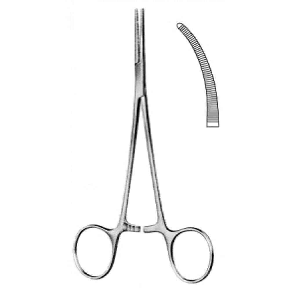 Leriche Hemostatic Forceps Curved Serrated 15cm - Surgix Instruments Medical Stainless Steel Hemostatic Clamp