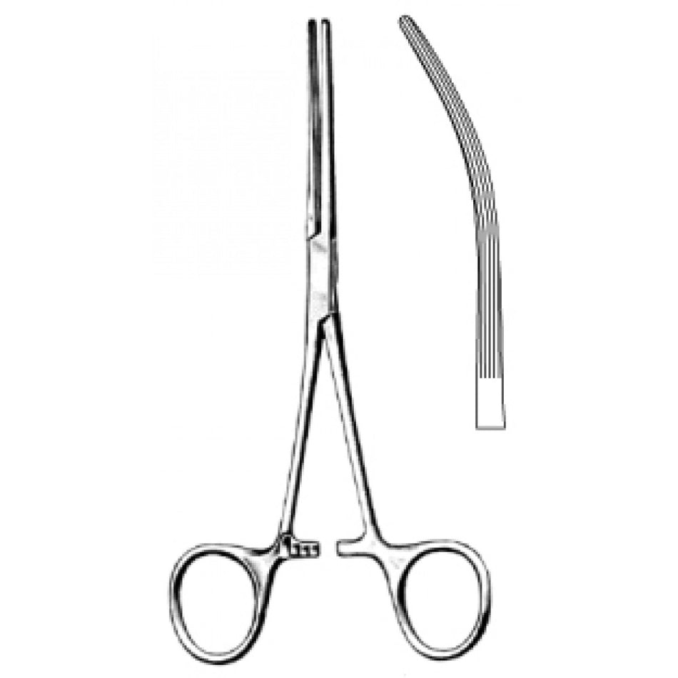 Bainbridge Hemostatic Forceps Curved 18.5cm - Surgix Instruments Medical Stainless Steel Hemostatic Clamp
