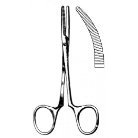 Spencerwells Artery Forceps S/J Curved 12.5cm - Surgix Instruments Medical Stainless Steel Hemostatic Clamp