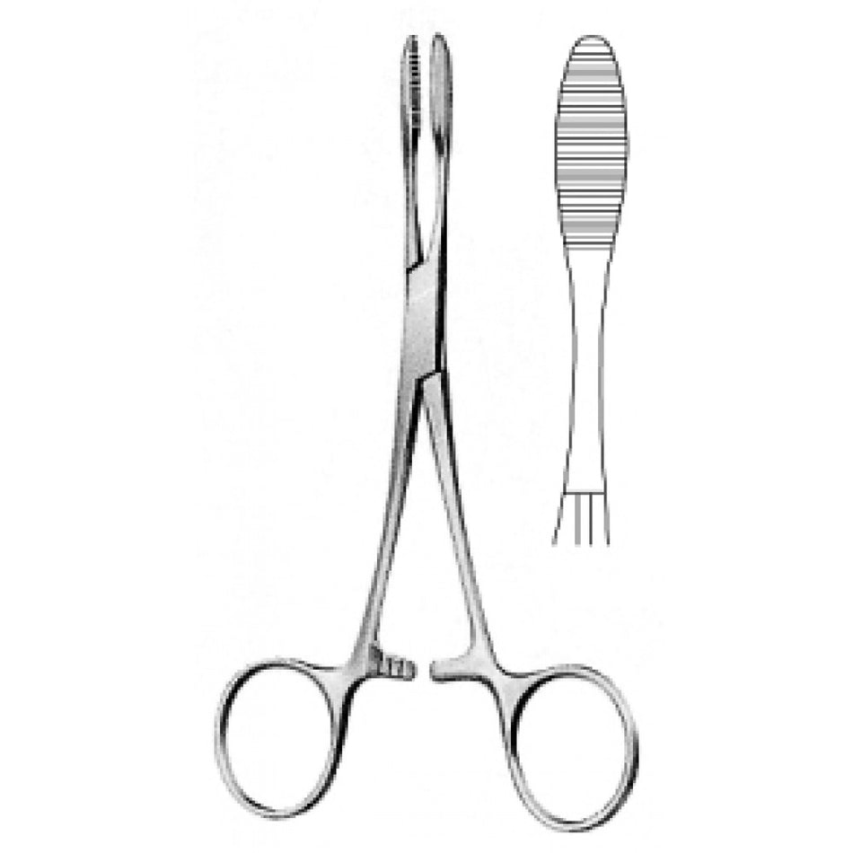 Pean Hemostatic Forceps Straight short jaw 12.5cm - Surgix Instruments Medical Stainless Steel Hemostatic Clamp