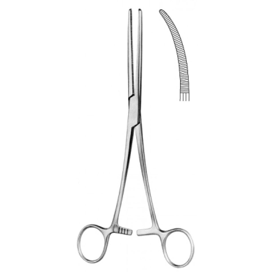 Rochester Pean Hemostatic Forceps Curved 26cm - Surgix Instruments Medical Stainless Steel Hemostatic Clamp