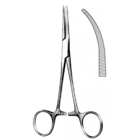 Pean Nippon Hemostatic Forceps Curved 14.5cm - Surgix Instruments Medical Stainless Steel Hemostatic Clamp