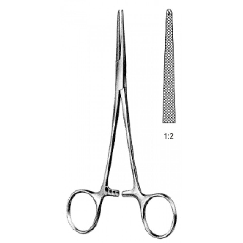 Lovelace Hemostatic Forceps 1x2 Teeth Teeth, 15.5cm - Surgix Instruments Medical Stainless Steel Hemostatic Clamp