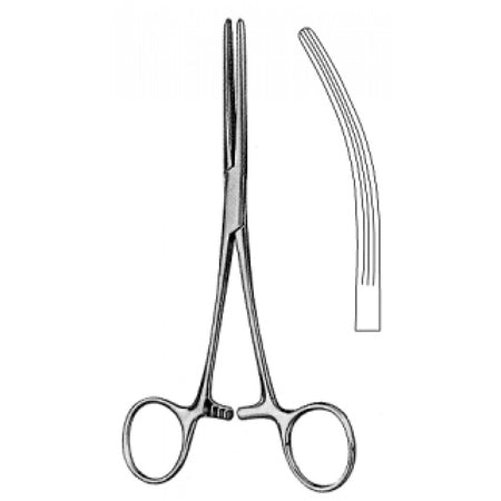 Rochester Carmalt Hemostatic Forceps Curved 16cm - Surgix Instruments Medical Stainless Steel Hemostatic Clamp