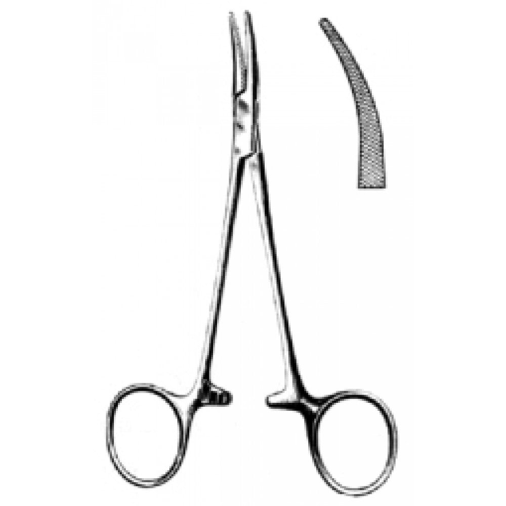 Artery Forceps cross Serrated 12cm - Surgix Instruments Medical Stainless Steel Hemostatic Clamp