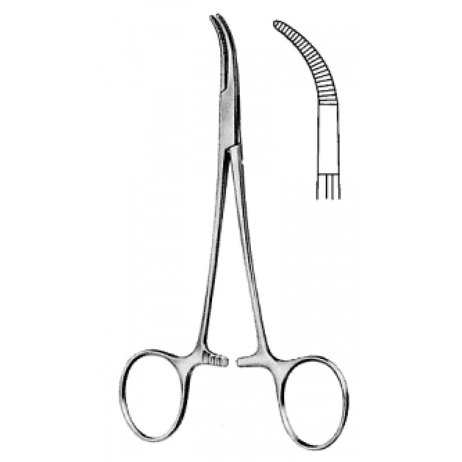 Baby Mixter Hemostatic Forceps full Curved 14cm - Surgix Instruments Medical Stainless Steel Hemostatic Clamp