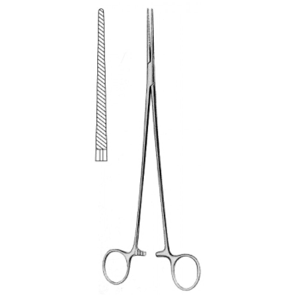Bengolea Hemostatic Forceps Straight Serrated 20cm - Surgix Instruments Medical Stainless Steel Hemostatic Clamp