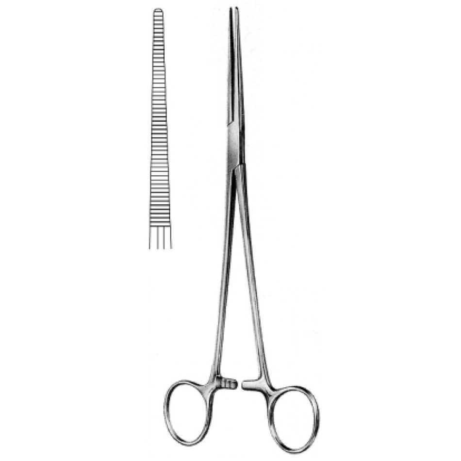Roberts Hemostatic Forceps Straight 22cm - Surgix Instruments Medical Stainless Steel Hemostatic Clamp