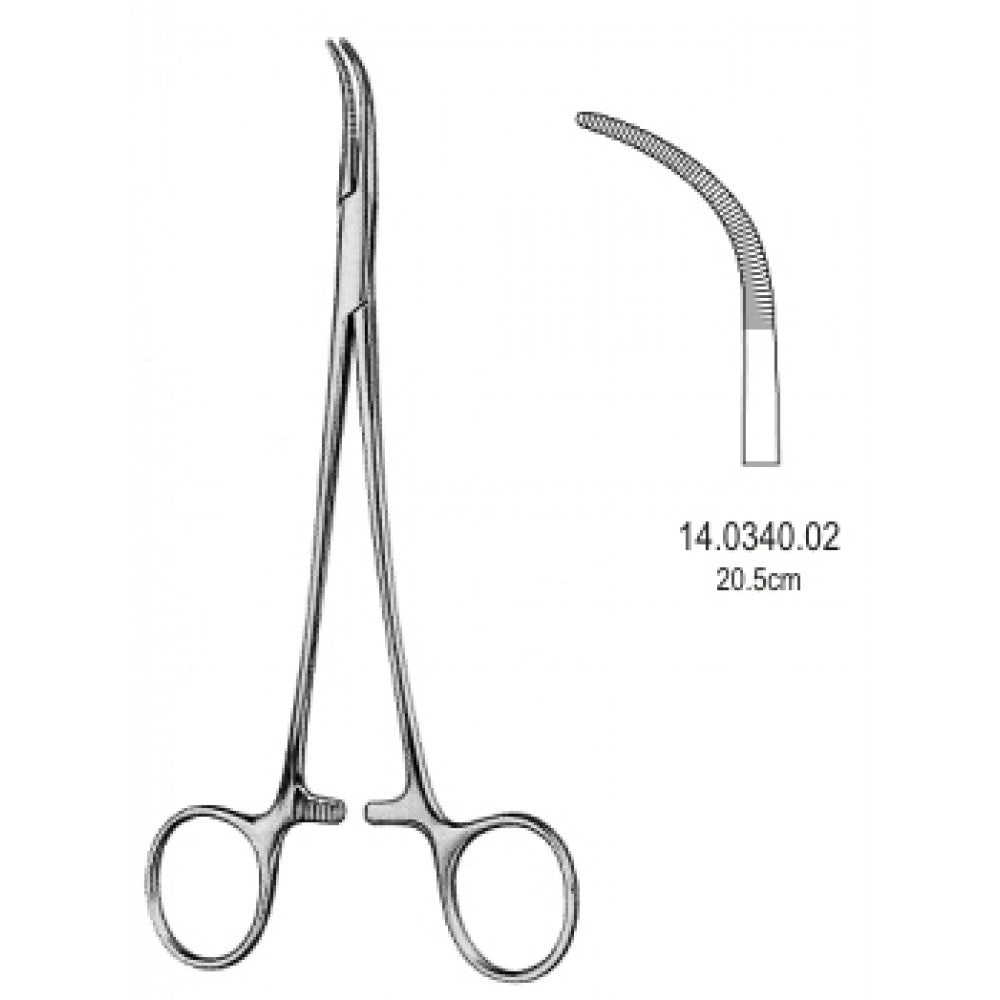 Overholt Diss. and Ligature Forceps 20.5cm Figure 2 - Surgix Instruments Medical Stainless Steel Hemostatic Clamp