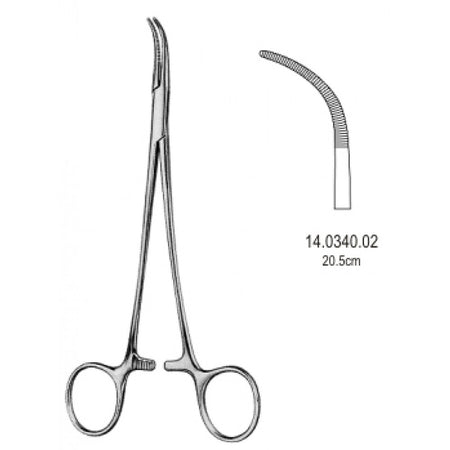Overholt Diss. and Ligature Forceps 20.5cm Figure 2 - Surgix Instruments Medical Stainless Steel Hemostatic Clamp