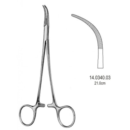 Overholt Diss. and Ligature Forceps 21cm Figure 3 - Surgix Instruments Medical Stainless Steel Hemostatic Clamp