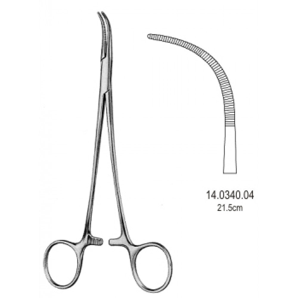 Overholt Diss. and Ligature Forceps 21.5cm Figure 4 - Surgix Instruments Medical Stainless Steel Hemostatic Clamp
