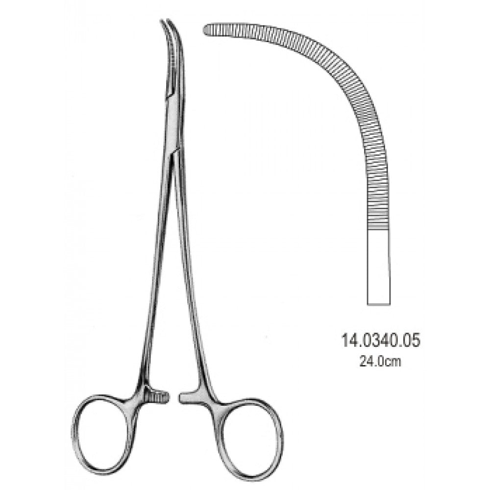 Overholt Diss. and Ligature Forceps 24cm Figure 5 - Surgix Instruments Medical Stainless Steel Hemostatic Clamp