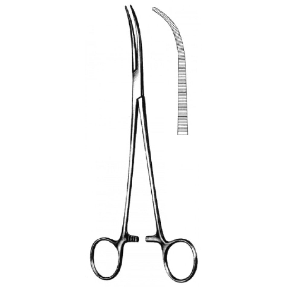 Kelly Hemostatic Forceps Curved 19cm - Surgix Instruments Medical Stainless Steel Hemostatic Clamp