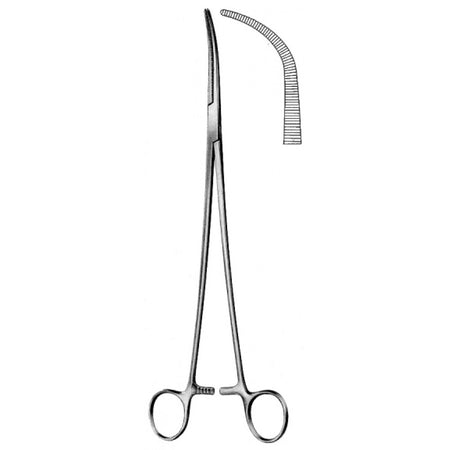Zenker Bronchus Forceps full Curved 29.5cm - Surgix Instruments Medical Stainless Steel Hemostatic Clamp