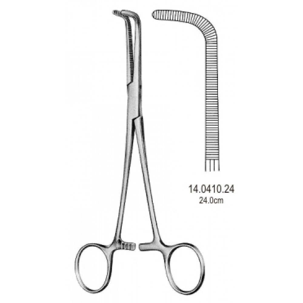 Wickstrom Bronchus Artery Forceps 24cm - Surgix Instruments Medical Stainless Steel Hemostatic Clamp