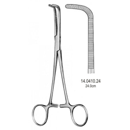Wickstrom Bronchus Artery Forceps 24cm - Surgix Instruments Medical Stainless Steel Hemostatic Clamp