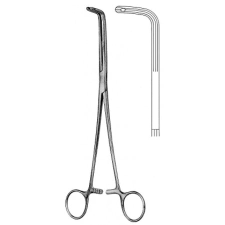 Finochietto Bronch Clamp Curved 24cm - Surgix Instruments Medical Stainless Steel Hemostatic Clamp