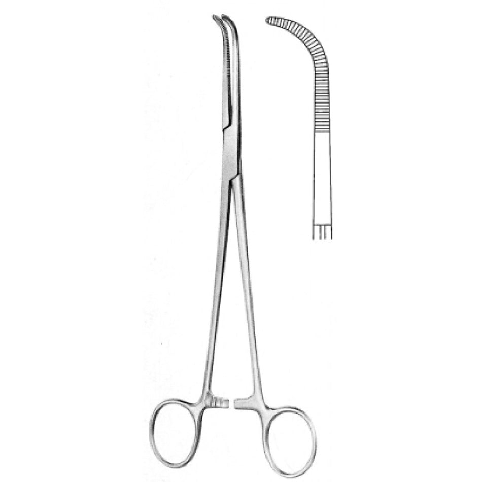 Mixter O' Shaugnessy Forceps Curved 19cm - Surgix Instruments Medical Stainless Steel Hemostatic Clamp