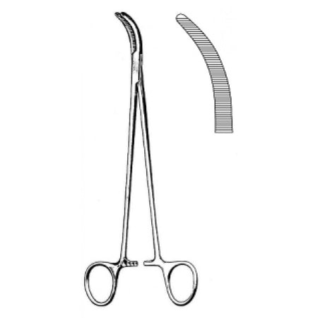 Desjardins Gall Duct Clamp Curved 21cm - Surgix Instruments Medical Stainless Steel Hemostatic Clamp