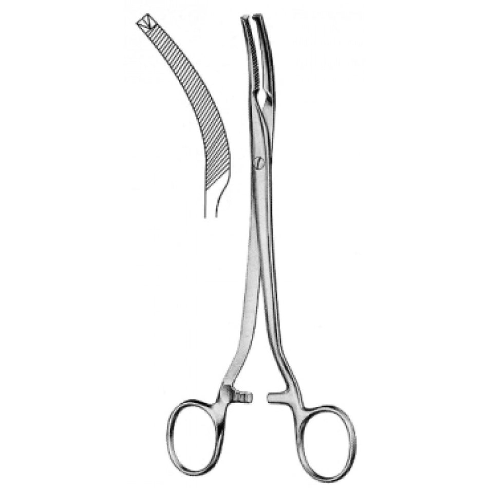 Mikulicz Peritoneum Forceps S/J 20cm - Surgix Instruments Medical Stainless Steel Hemostatic Clamp
