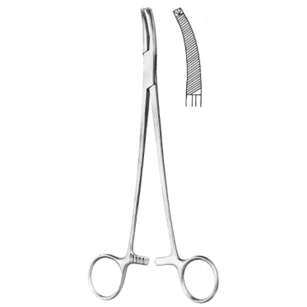 J.L Faure peritonium Forceps 20cm - Surgix Instruments Medical Stainless Steel Hemostatic Clamp