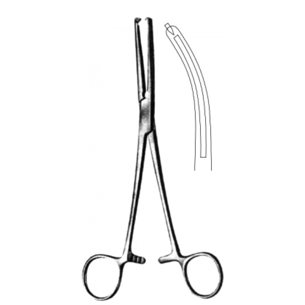 Maingot Hystrectomy Forceps Curved B/J 20.5cm - Surgix Instruments Medical Stainless Steel Hemostatic Clamp