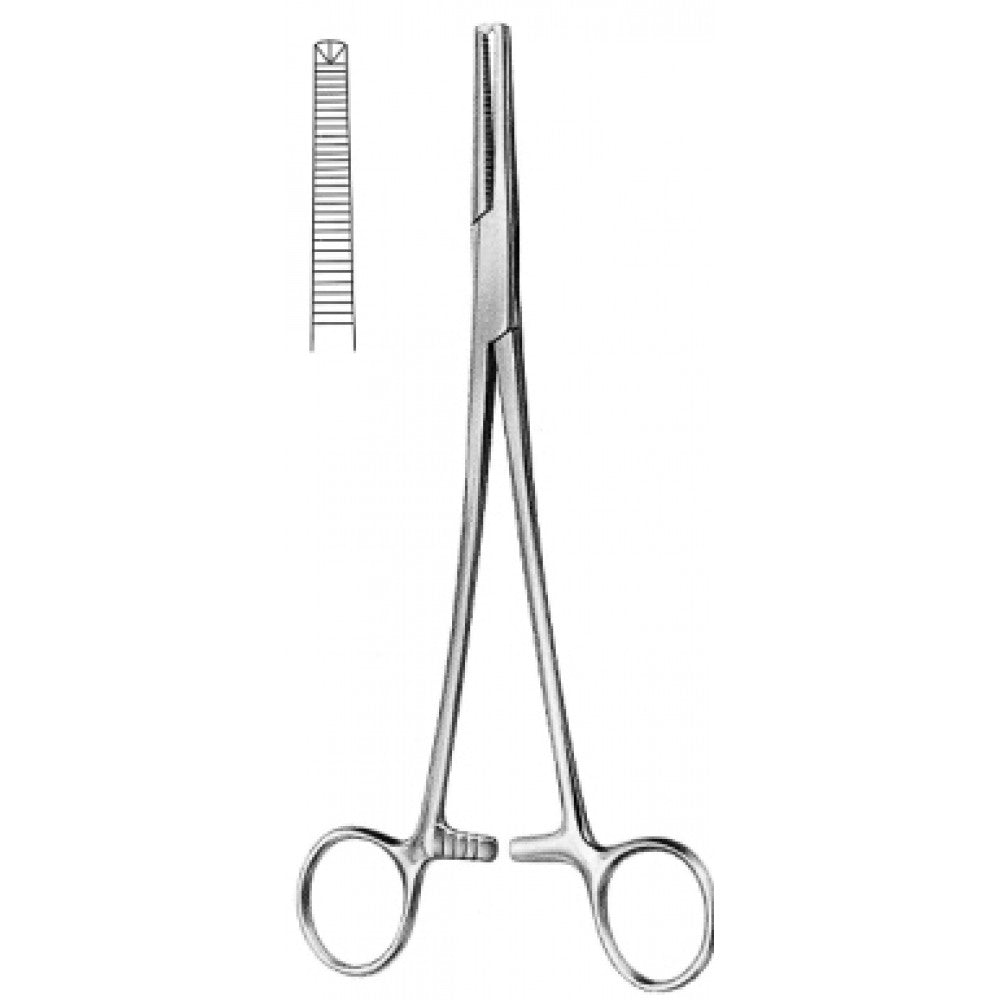 Phaneuf Peritoneum Forceps Straight 21cm - Surgix Instruments Medical Stainless Steel Hemostatic Clamp