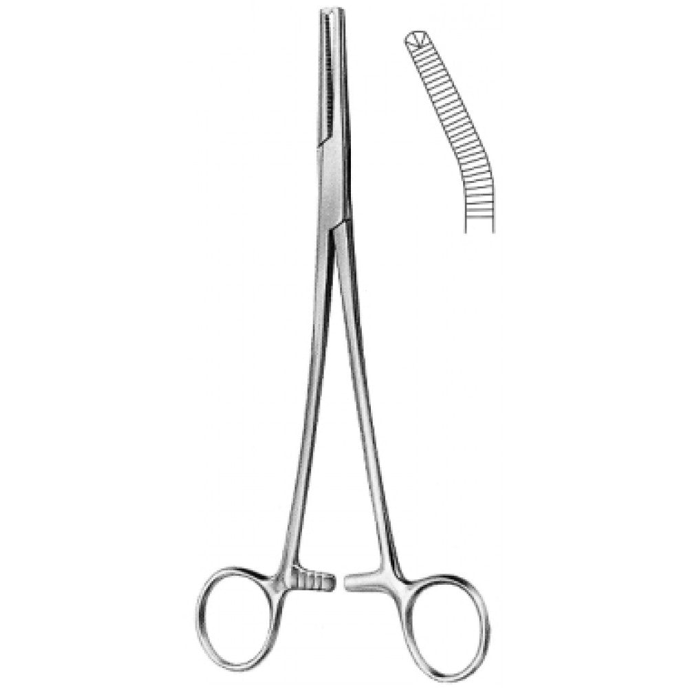 Phaneuf Peritoneum Forceps angular 21.5cm - Surgix Instruments Medical Stainless Steel Hemostatic Clamp