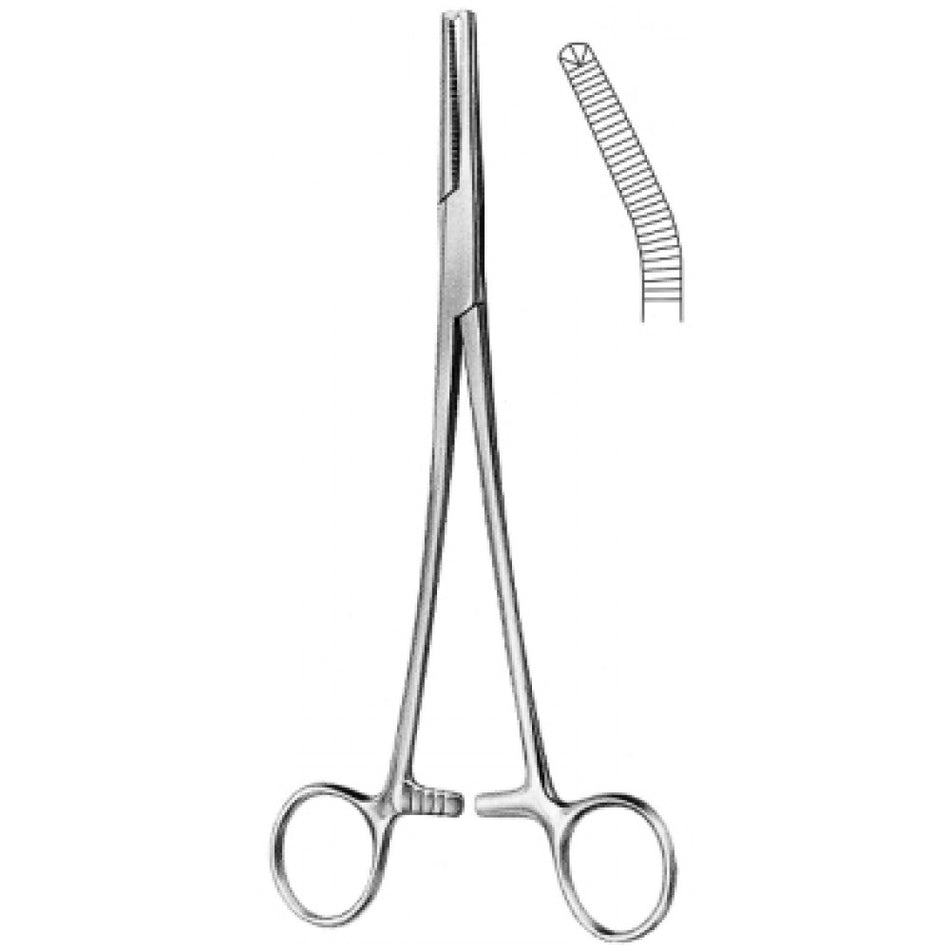 Phaneuf Peritoneum Forceps angular 21.5cm - Surgix Instruments Medical Stainless Steel Hemostatic Clamp