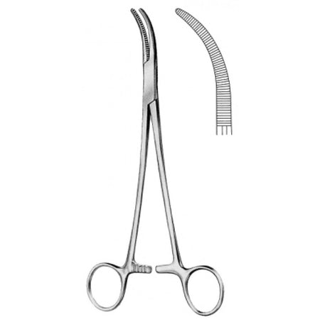 Moynihan Clamp Long Curved 24cm - Surgix Instruments Medical Stainless Steel Hemostatic Clamp