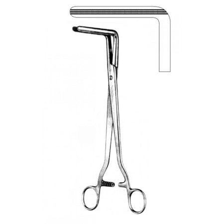 Wertheim Hystrectomy Forceps Atrauma 24cm - Surgix Instruments Medical Stainless Steel Hemostatic Clamp