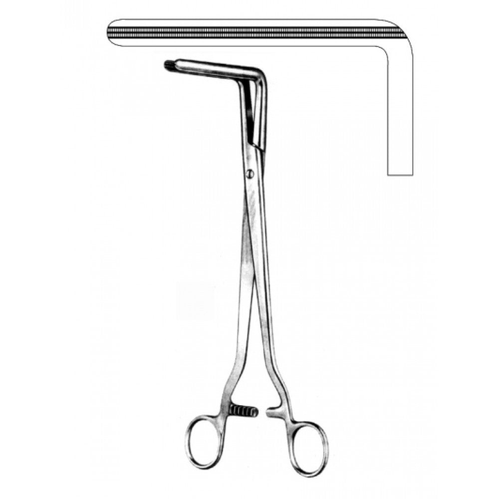 Wertheim Hystrectomy Forceps Atrauma 24cm - Surgix Instruments Medical Stainless Steel Hemostatic Clamp