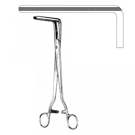 Wertheim Hystrectomy Forceps Atrauma 24cm - Surgix Instruments Medical Stainless Steel Hemostatic Clamp