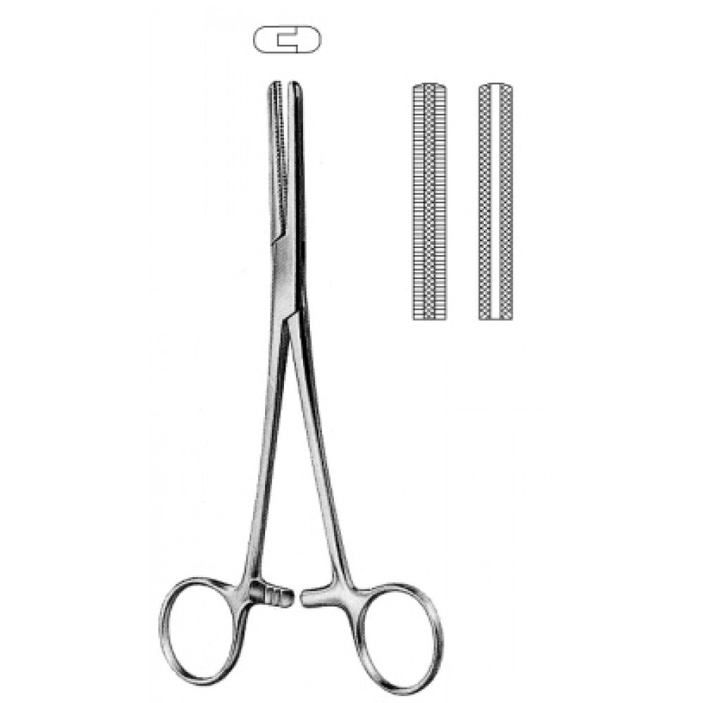 Fergusson Angiotribe Forceps Straight 16cm - Surgix Instruments Medical Stainless Steel Hemostatic Clamp