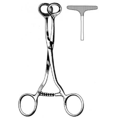 Collin Tumor Seizing Forceps T-shape 16cm - Surgix Instruments Medical Stainless Steel Hemostatic Clamp